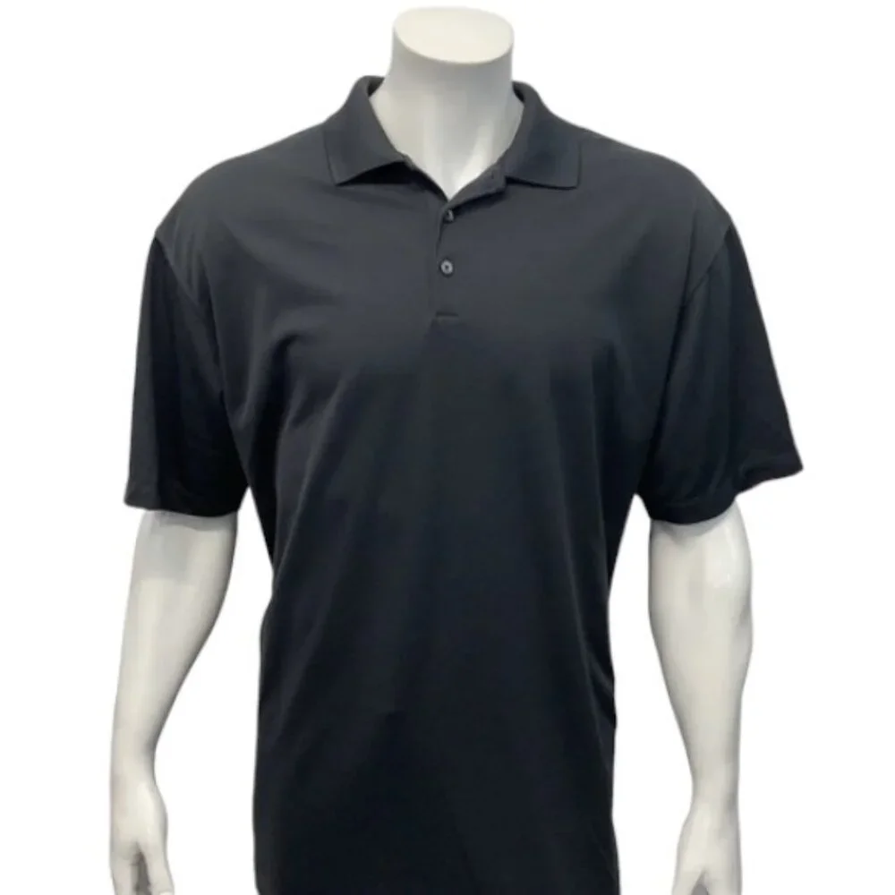 Nike Golf Dri-Fit Dark Gray Subdued Logo Short Sleeve Polo Shirt Size XL X-Large
